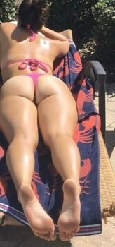 addison rae beautiful butt cheeks while lounging