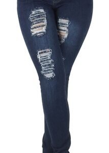 Butt Lift, Levanta Cola, Destroyed, Ripped, High Waist, Sexy Skinny Jeans