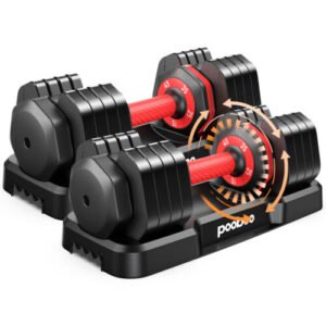 55 Lbs*2 Adjustable Dumbbells Set Home Weight Dumbbells Set Exercise Equipment