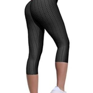 Women's Scrunch Butt Lifting Leggings, High Waist Yoga Booty Pants, Tummy Contro