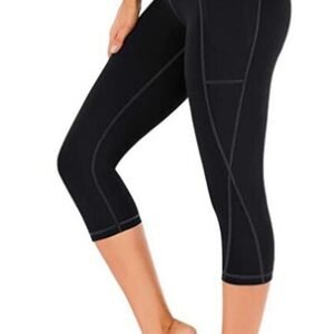 High Waisted Yoga Pants for Women with Pockets Capris for Women Yoga Pants