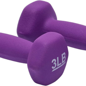 Neoprene Hex Dumbbell Hand Weights, Set of 2 - Workout Strength Training
