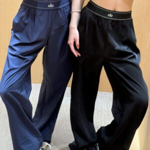 2025 Sports Yoga Pants Women High Waist Summer Casual Straight Leg Pants Comfort