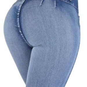 Plus/Junior Size Colombian Design Butt Lift Levanta Cola Skinny Jeans