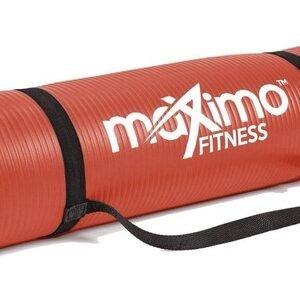 Maximo Yoga Fitness Mat Extra Thick Multipurpose Workout (Meas: 72 x 24) Red