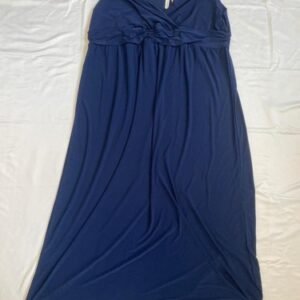 MSRP $70 Ny Collection Plus Size Sleeveless Ruched Dress Very Navy Size 1X