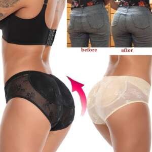 Women Stretch Padded Underwear Butt Lift Hip Enhancer Brief Panties Shapewear US