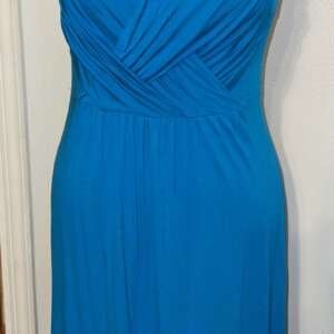 jersey knit casual summer sundress Dress Blue NWT Medium