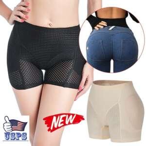 Women Padded Seamless Butt Lift Hip Enhancer Shaper Panty Underwear Buttocks USA