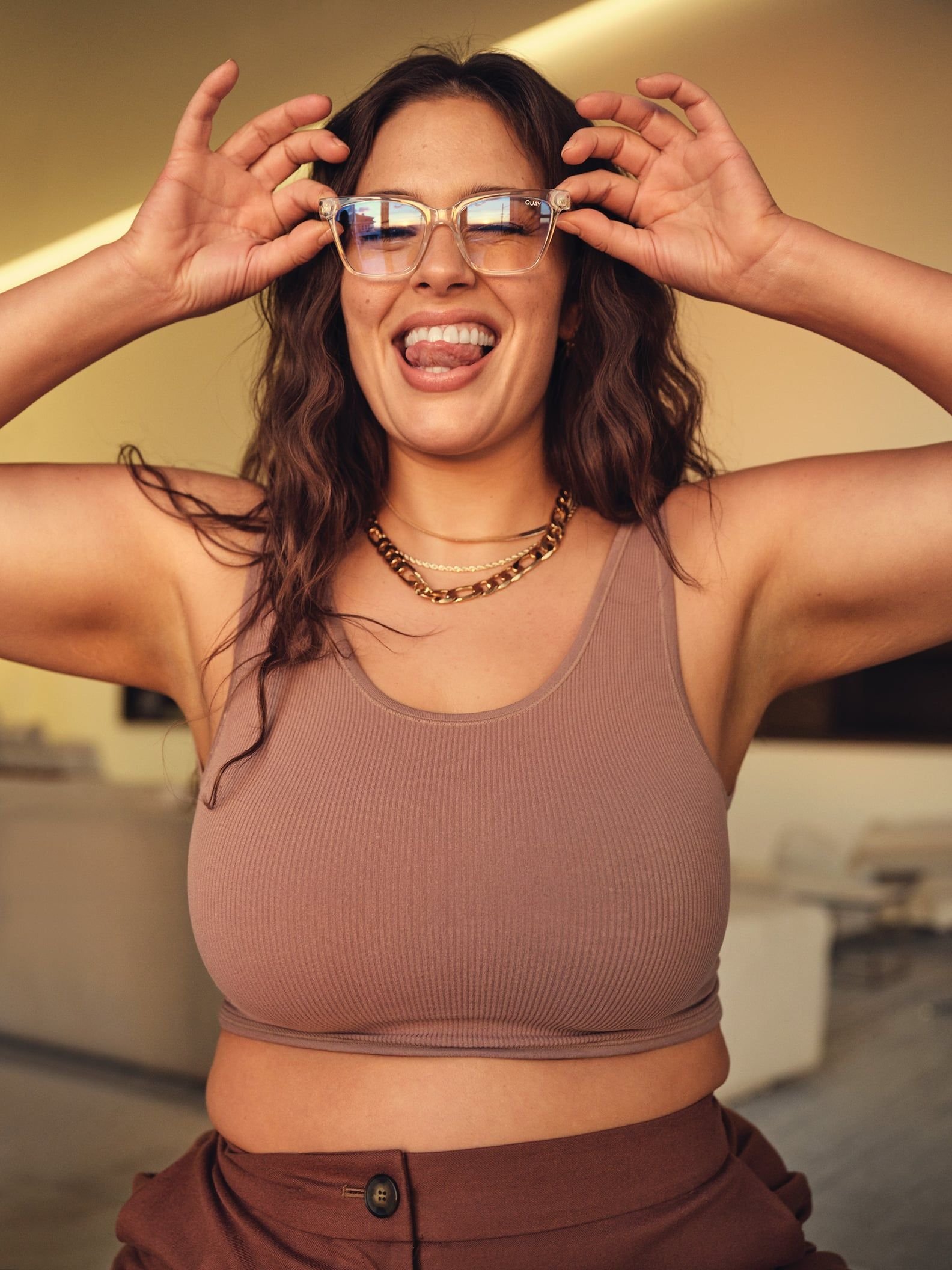 #Ashley #Graham #Partners #Quay #Sunglasses #Campaign #Celebrating #Confidence