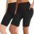 2 Pack Workout Shorts, 8″ Biker Shorts Women High Waist, Spandex Yoga Shorts