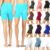 Womens Fitness Bike Shorts Soft Stretch Cotton Spandex Leggings Workout Yoga
